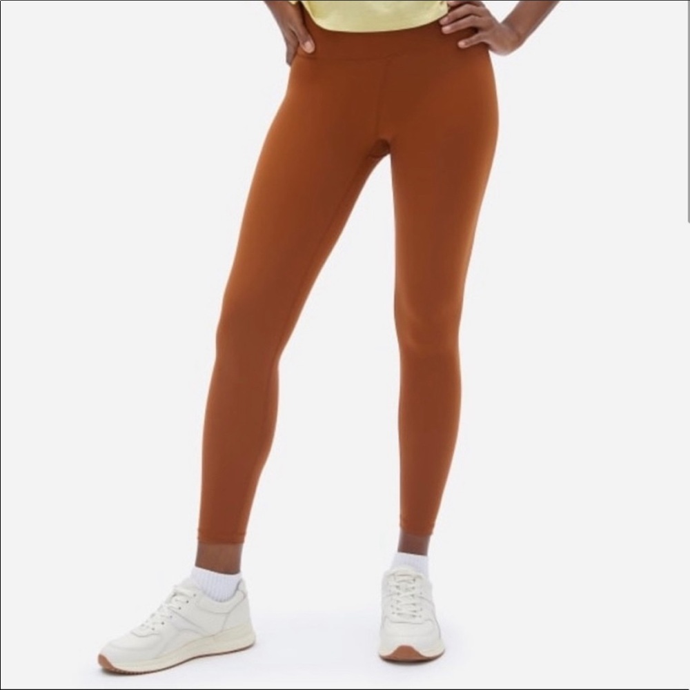 Everlane ankle leggings rare copper color sz S